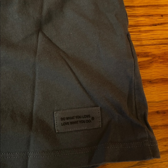 NWOT Life Is Good Blue Tee with Heart and Love Wins Design - Picture 3 of 3